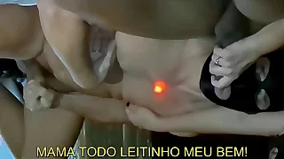 SLOW MOTION - CUM EATING BISEX CUCKOLD Cyclopean CUM SUCKING BLACK COCK IN THE FRONT OF WIFE